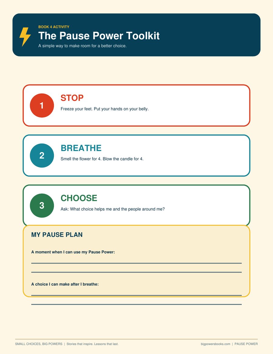 Printable Pause Power Toolkit preview